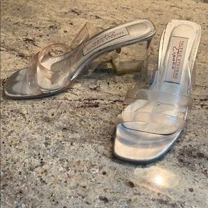Vintage Valerie Stevens clear sandals